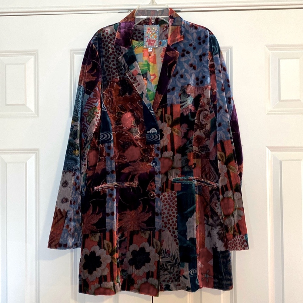 Johnny Was Velvet Blazer